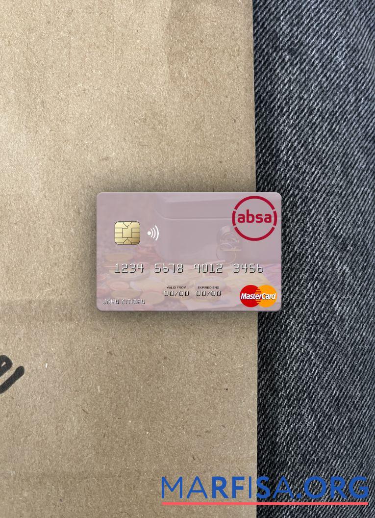 Downloadable Seychelles Absa Bank Seychelles mastercard photolook front template